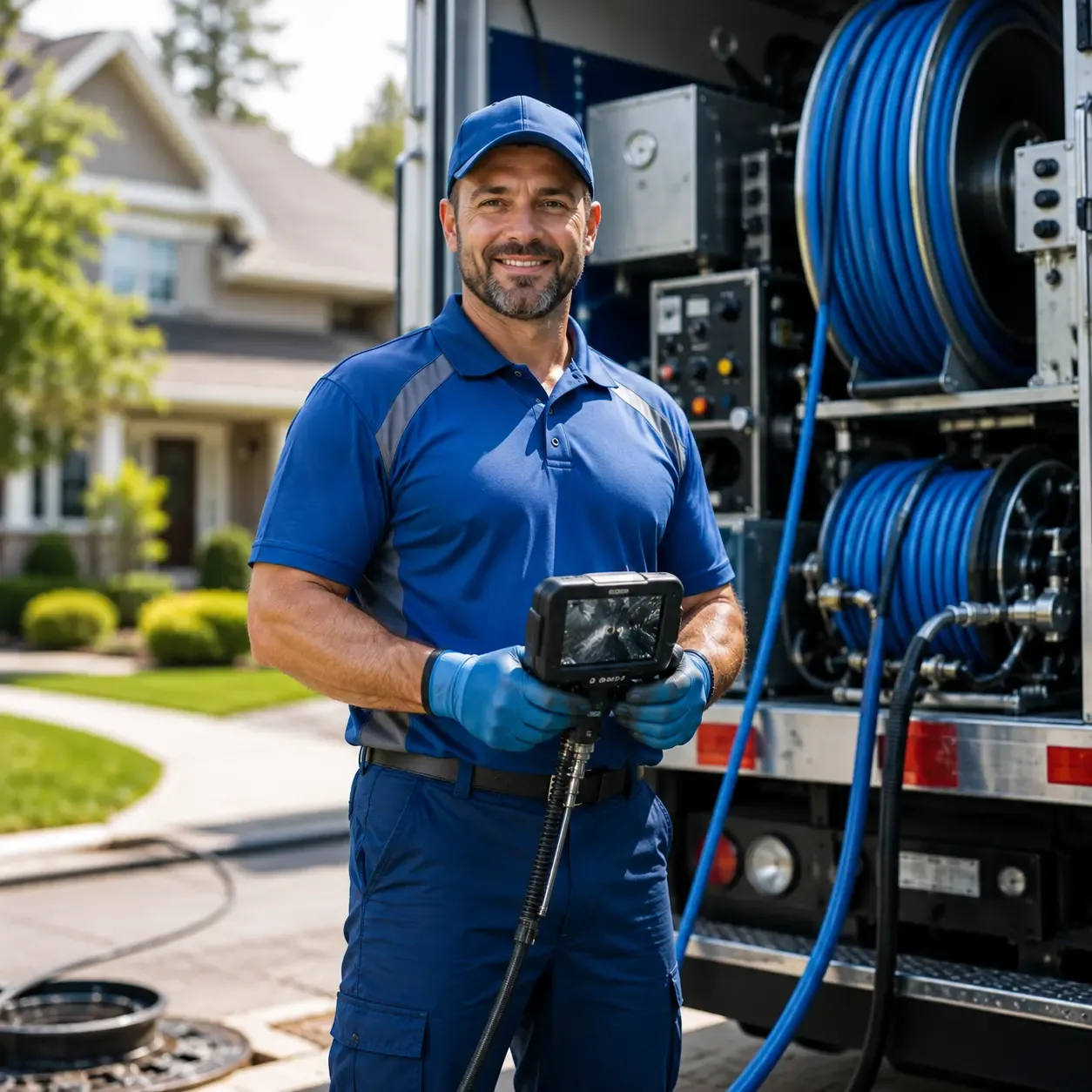 Local outdoor drain cleaning specialists in Columbus, NJ